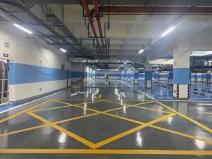 Thi công sơn sàn epoxy